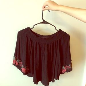Forever 21 Tops | Floral Off The Shoulder Blouse